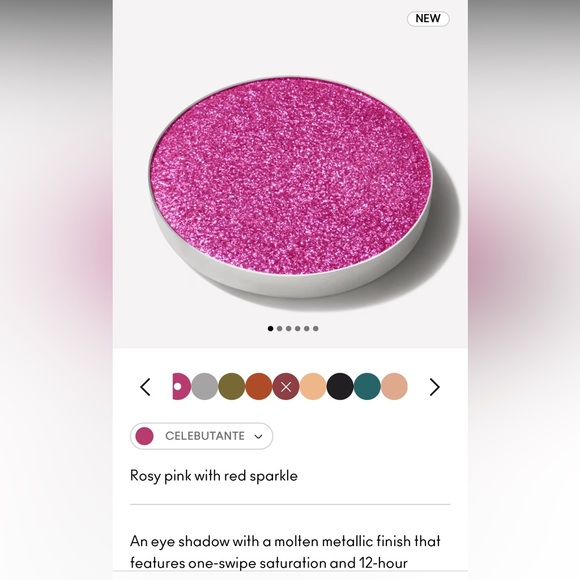 NEW MAC DAZZLE SHADOW EXTREME REFILL IN SHADE CELEBUTANTE - Picture 5 of 9